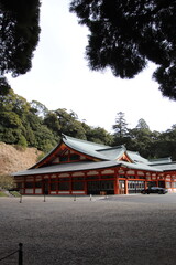 鹿児島県霧島市の霧島神宮の神楽殿
