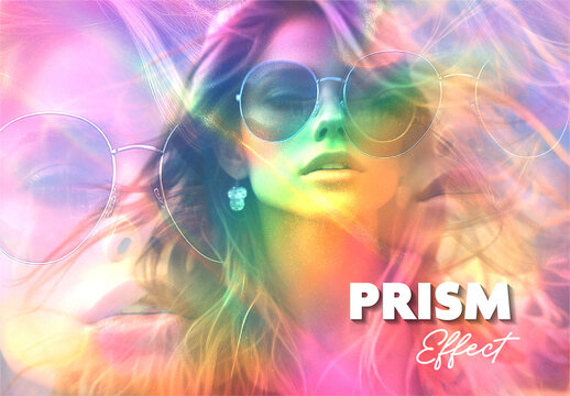 Flare Prism Effect Mockup
