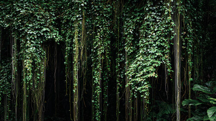Enchanted Jungle Canopy: Ebrace the Mystique of Untaed Vines Draping Nature's athway