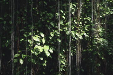 Enchanted Jungle Canopy: Ebrace the Mystique of Untaed Vines Draping Nature's athway