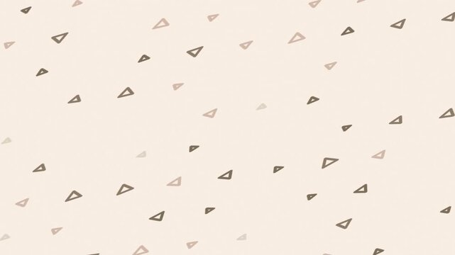 Beige Textured Background Subtle Triangle Pattern Loop Soft Neutral Colors