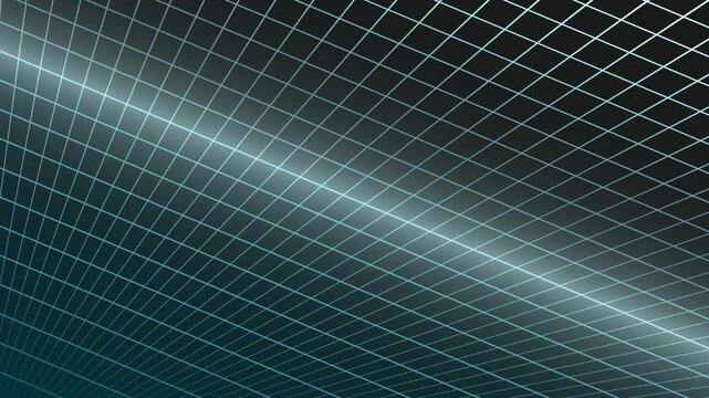 Blue Digital Grid Futuristic Technology Loop Motion Graphic
