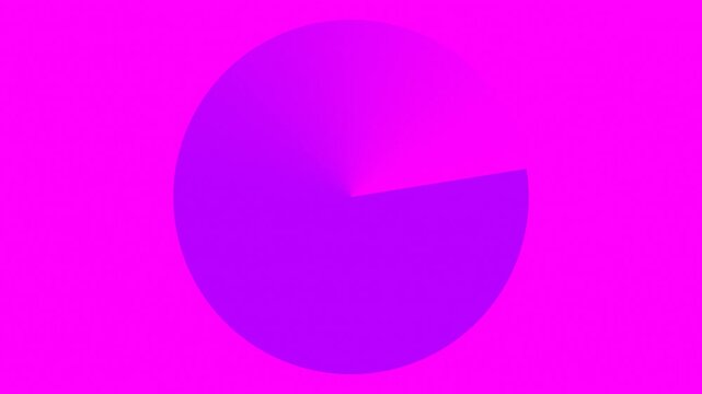 Bright Magenta Background with Purple Radial Gradient Circle Loop Footage