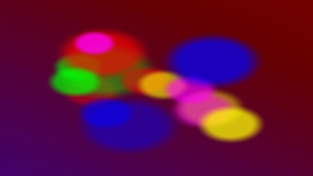 Colorful Bokeh Lights Abstract Background Motion Loop