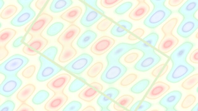 Colorful Wavy Pattern Animation Loop Soft Pastel Waves Background