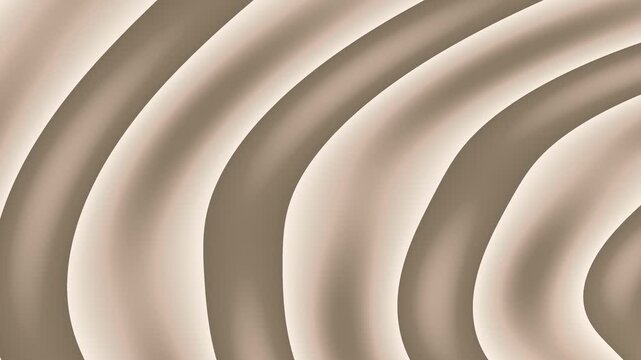 Concentric Waves Motion Graphic Loop Calm Beige Background Subtle Texture