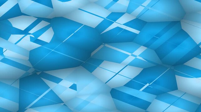 Abstract blue geometric background with waves
