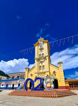 Mesopotamia, La Union, Antioquia, Colombia. January 15, 2026. Immaculate Conception Parish, a Catholic church.