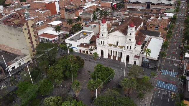 Envigado, Antioquia - Colombia. February 8, 2026. Santa Gertrudis Parish is a Colombian Catholic church.