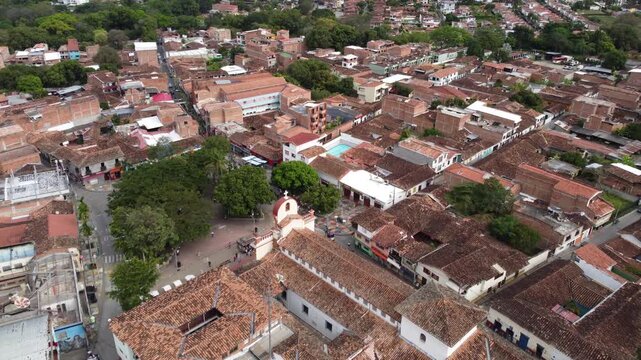 San Jeronimo, Antioquia - Colombia. January 25, 2026. Due to its location 780 meters above sea level, it is a popular tourist destination near Medellin.