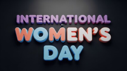 Obraz premium International women's day celebration