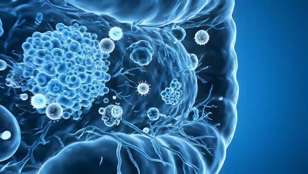 Cinematic Gut-Brain Axis with Enteric Nerves and Microbiome Zoom Out