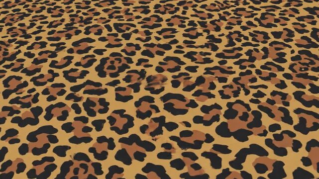 Wild and exotic fashion background featuring a seamless leopard skin texture pattern. Great for textile design or luxury branding.