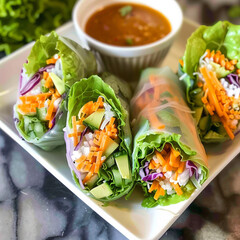 스프링 롤, 월남쌈 이미지