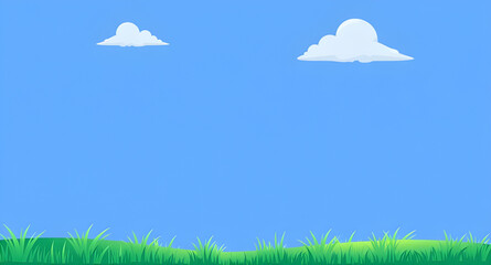 Obraz premium meadow, grass, green, field, pasture, lawn, nature, landscape, scenery, countryside, rural, outdoor, horizon, plains, farmland, sky, blue, clouds, cloudscape, daylight, sunshine, sunny, bright, fresh,