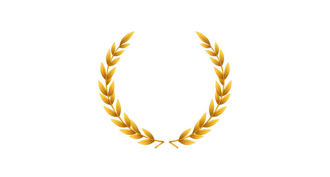 laurelwreath, golden, gold, leaves, leaf, crown, victory, award, honor, achievement, success, triumph, excellence, prestige, royal, noble, classic, antique, ancient, greek, roman, olympiad, medal, emb