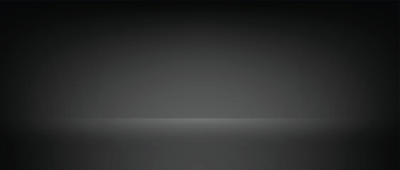 black studio shelf background dark room scene surface