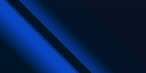 Obraz premium Blue black abstract background geometry shine and layer element vector for presentation design. Suit for business, corporate, institution, party, festive, seminar, and talks