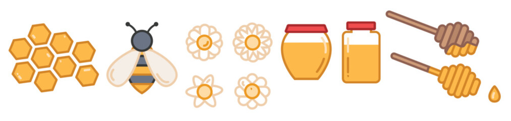 honey vector © Mnxj