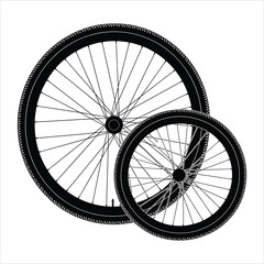 Fototapeta premium bicycle wheel vector