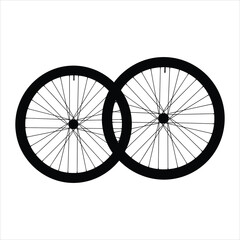 Fototapeta premium bicycle wheel vector