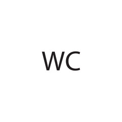 Obraz premium WC icon