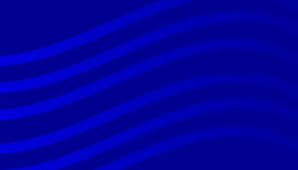 Deep blue abstract background with flowing wave lines and modern gradient style