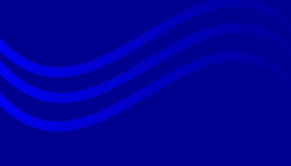 Deep blue abstract background with flowing wave lines and modern gradient style