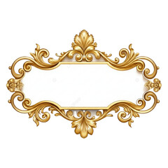 Luxury Gold Baroque Ornamental Frame