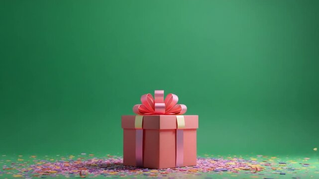 Valentine&rsquo;s Day Surprise Gift with Colorful Confetti Explosion