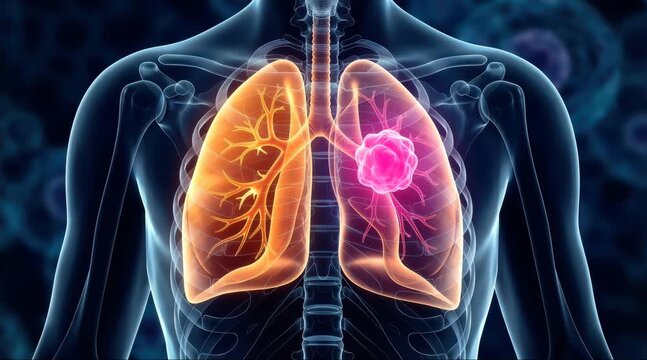 Medical Illustration of Human Organs, Healthcare Science, Anatomical Environment, Conceptual View