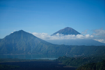 Fototapeta premium one of the volcanoes in Bali. Mount Agung Bali Indonesia