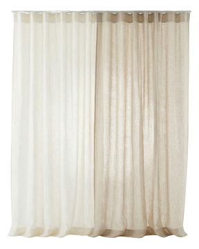 Neutral Linen Curtains - Light Filtering Home Decor