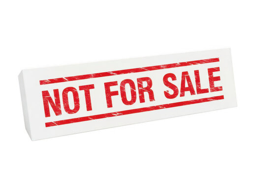 ❌ NOT FOR SALE ❌ Not for Sale | Sign | Label | Custom Precision Die Cut Vinyl  main image 3