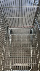 shopping cart in the supermarket