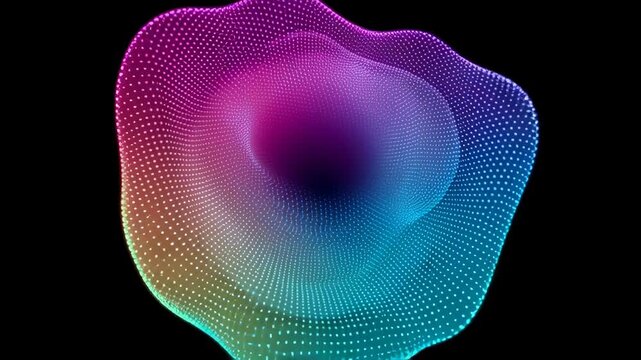 Wave particle digital splash array glitch sphere distortion datum technology cyberspace network business computer abstract futuristic information database programming software future intelligence