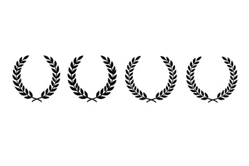 Obraz premium Simple Laurel Wreath Design