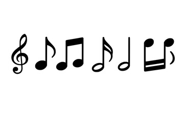 Simple Music Notes Design