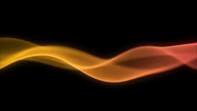 Elegant dual color light wave smooth abstract energy flow