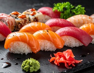 Elegant Japanese Sushi Selection
