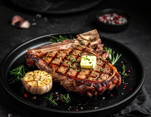 Premium T-bone Steak Cooked to Perfection