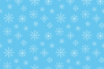 Seamless Snowflakes Pattern