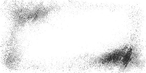Worn Halftone Grunge Surface Background Featuring Abstract Dot Pattern in Clean Vector Style.