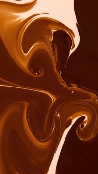 Swirling abstract of blended brown hues creating flowing, curved patterns, highlighted by a paler shade
