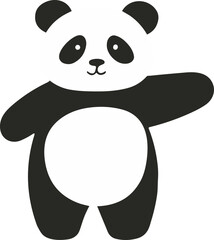 귀여운 판다 캐릭터 일러스트