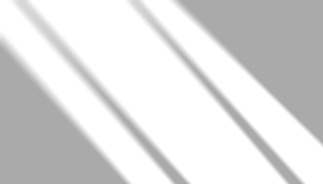 Dynamic diagonal shadows overlay for natural window light effect design