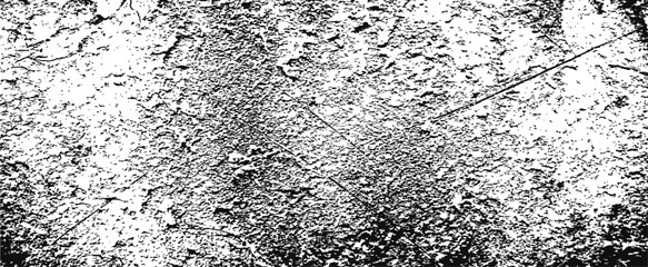 Heavy Grunge Distressed Vector Texture Overlay Rough Black and White Surface Background