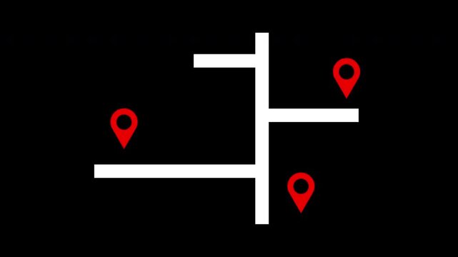 Localization mark ideal for navigation app designs or road trip promotions, this graphic features an intricate map layout for gpsrelated themes.