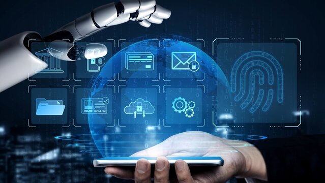 AI-enhanced authentication system protects digital identity using biometrics, encryption, and access protocols to ensure data security and privacy in cloud and device ecosystems Marrow
