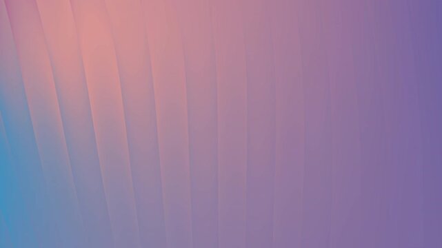 A soft, abstract gradient background transitions from cool blue to warm pink and purple hues, featuring subtle, parallel ribbed textures that create a sense of depth and gentle movement, ideal.